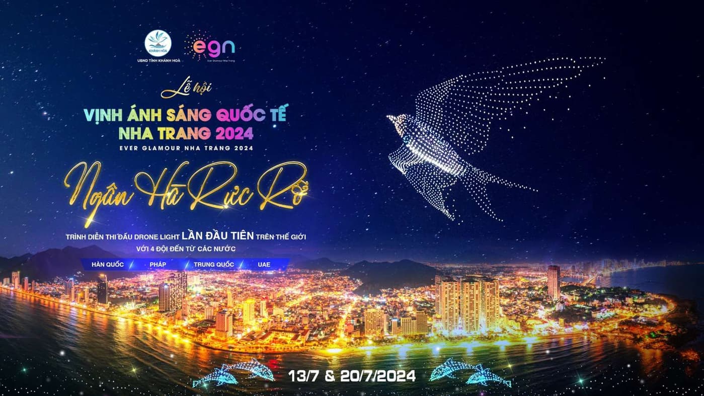 Lễ hội trình diễn ánh sáng Drone Light Nha Trang